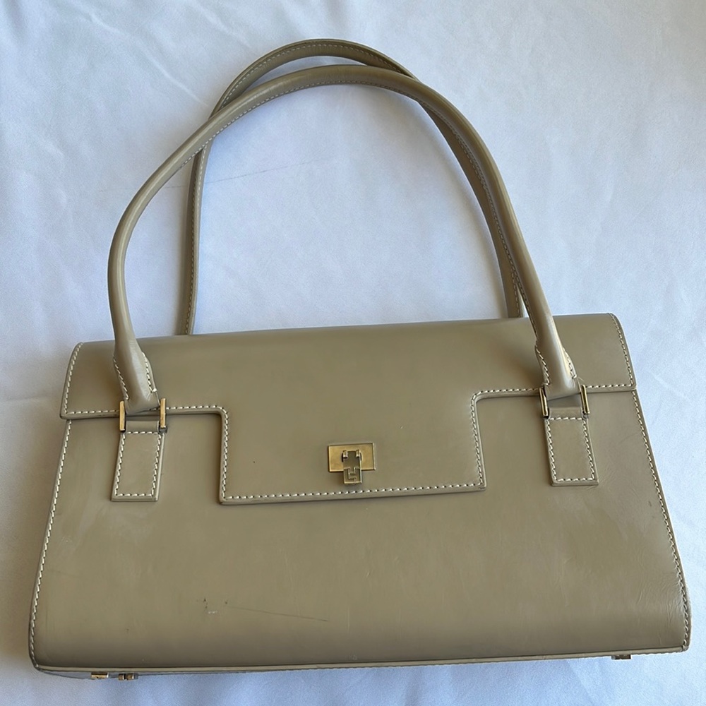 Lambertson Truex Beige Leather bag